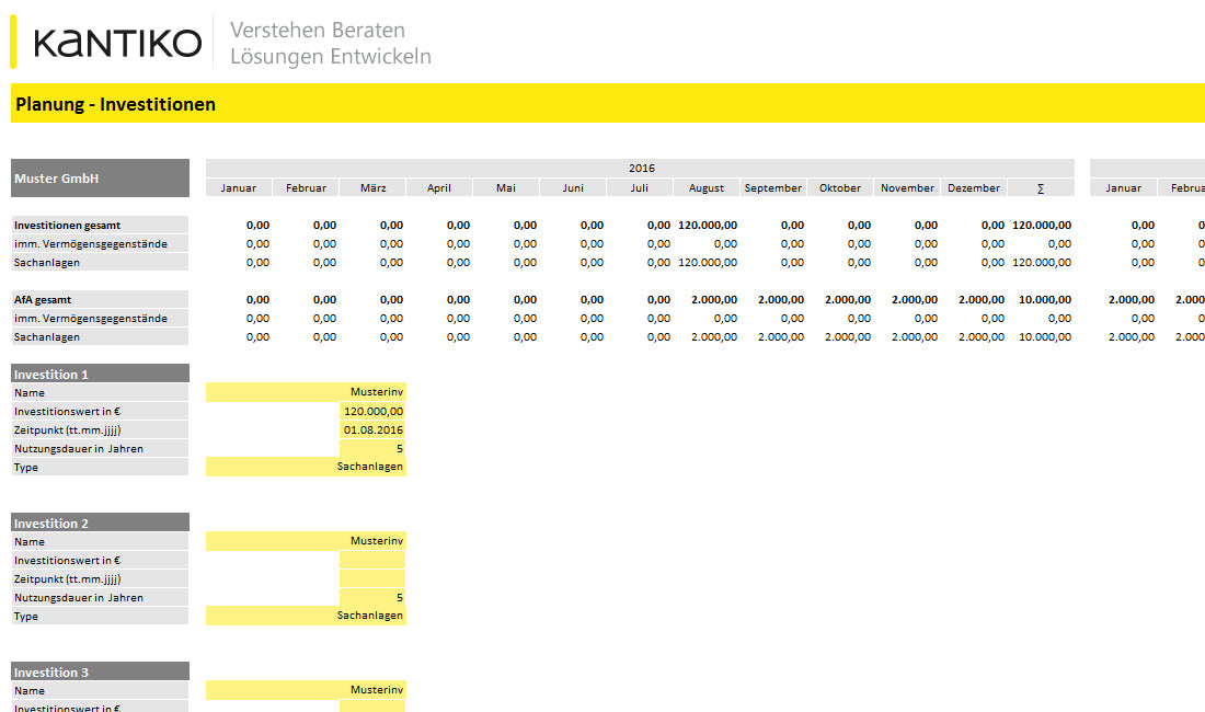 Finanzplanungstool